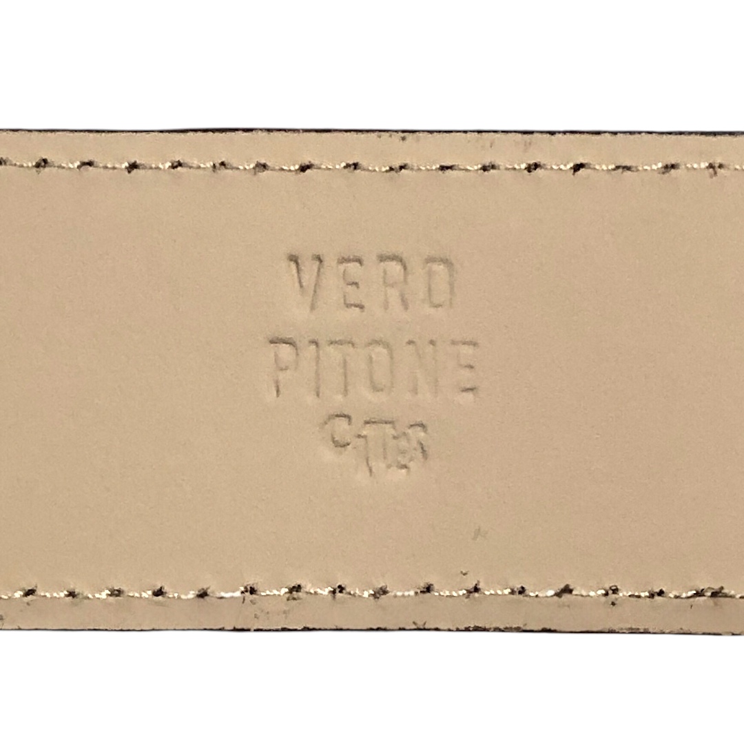 CINTURA uomo in vero pitone - immagine 5