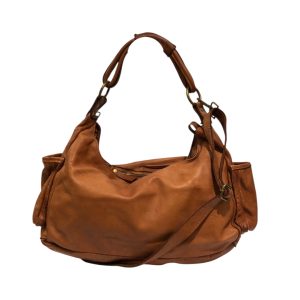 AMANDA borsa in pelle invecchiata stile vintage