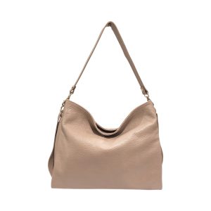 ISOTTA borsa pelle color cipria