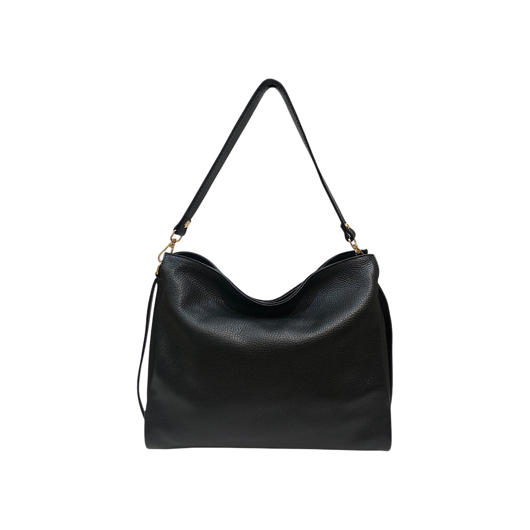ISOTTA borsa in pelle nera