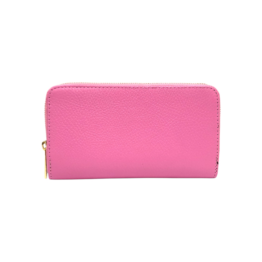 PORTAFOGLIO donna in pelle rosa intenso