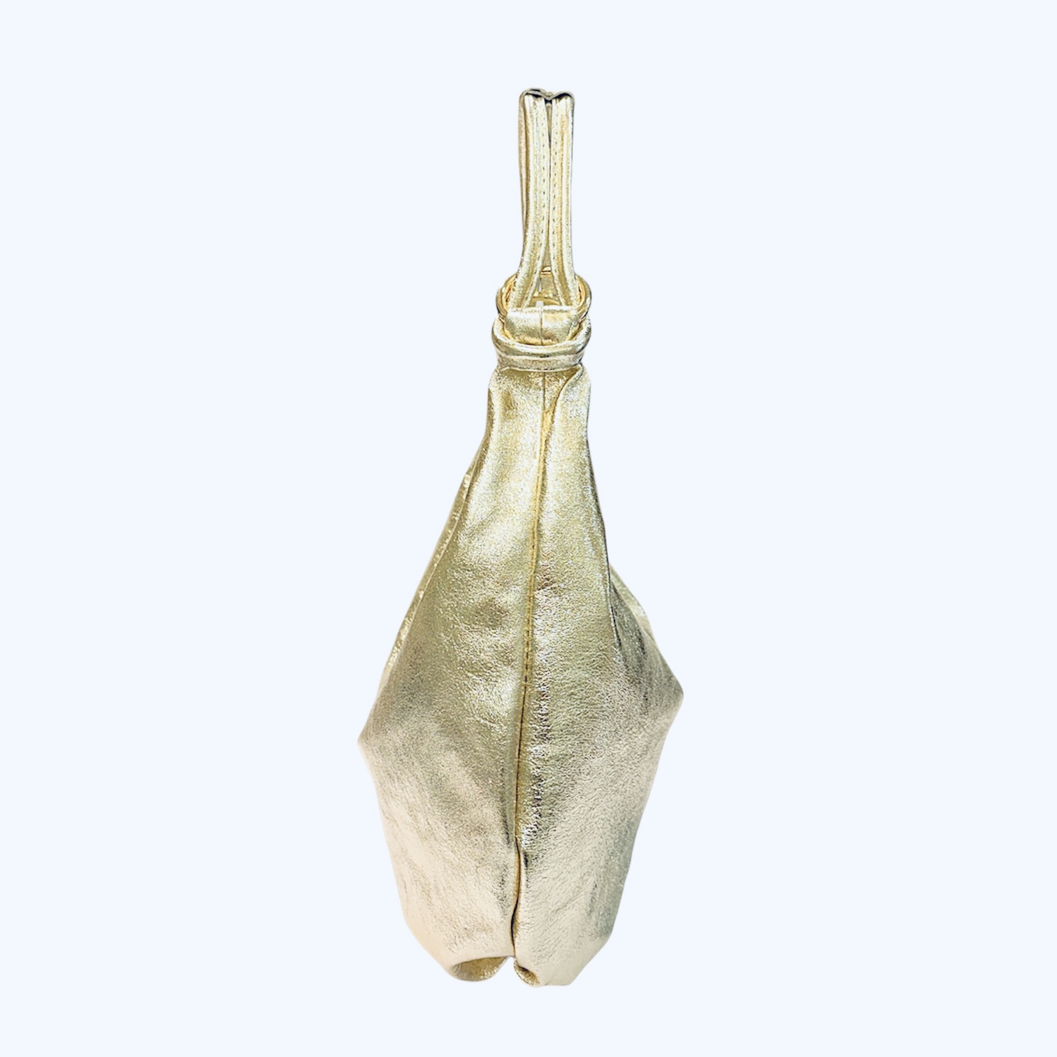 PALOMA borsa in pelle laminata oro - immagine 3