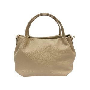 GIULIA borsa in pelle color sabbia
